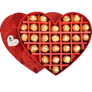红色巧克力套盒