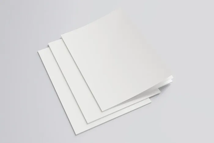 简约画册样机psd模版下载