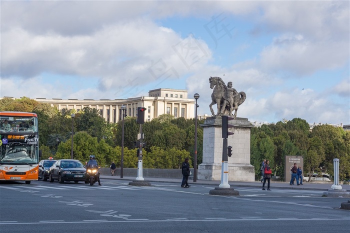 法国巴黎街区小景