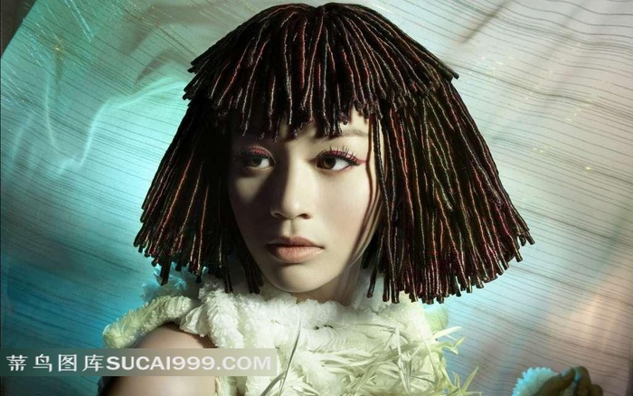 时尚美发造型写真美女图