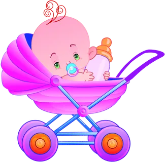 婴儿推车卡通 (2)
