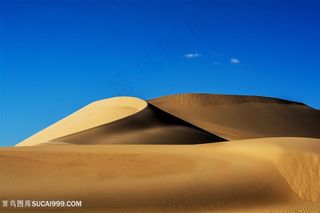 广阔的沙漠景色高清风景图片