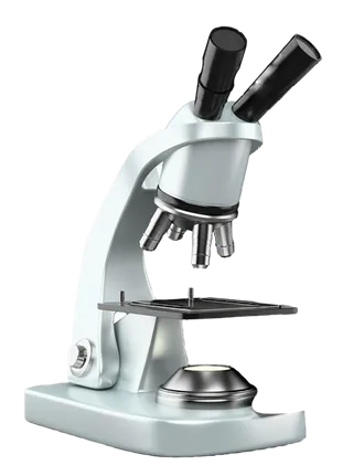 显微镜金属银色素材