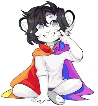 男孩大耳素材单发彩色披风