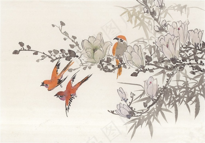 国画花鸟系列jpg素材
