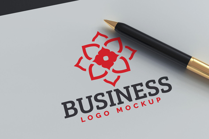 纸张logo样机模板psd模版下载