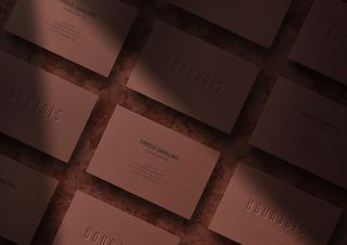 名片样机设计素材