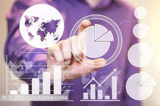 点击商务网络图标的人士图片