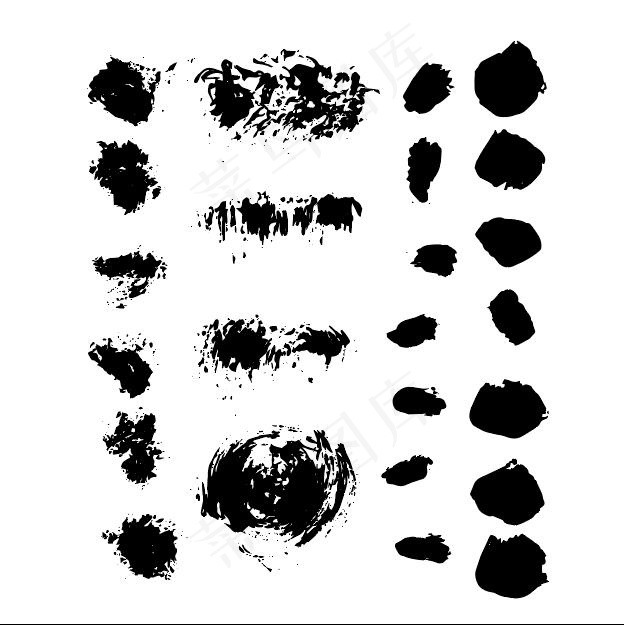 笔触 笔画 毛笔