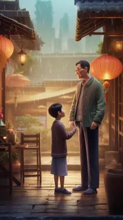 父亲 父亲节 温馨 坚强 爱护 关怀 教育 快乐 幸福 父爱