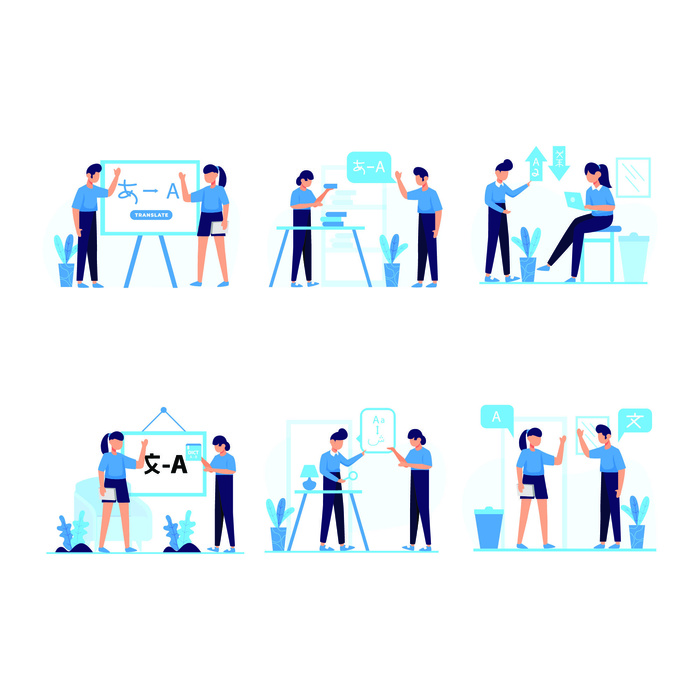 扁平化人物场景办公互联网等距ai矢量设计网页海报UI素材插画eps,ai矢量模版下载