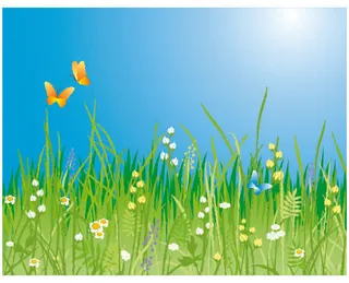 春天来花草开花