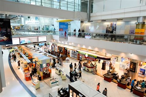 迪拜商店超市景色高清摄影素材