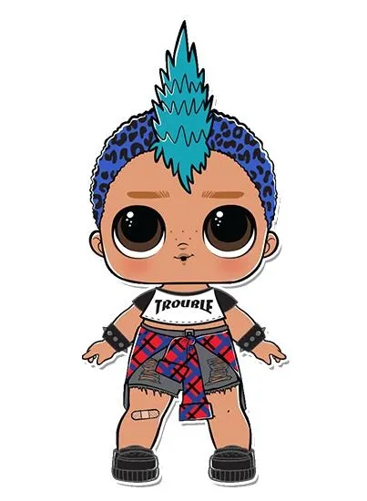 哈哈。惊喜！娃娃 PNG免抠(403x550)