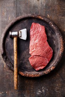 新鲜牛排特写