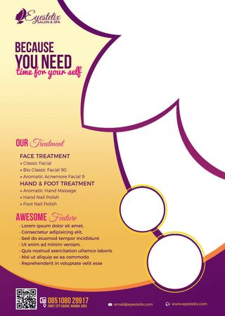 设计美容按摩海报