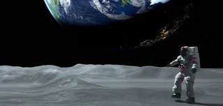 C4D航天员太空宇宙空间