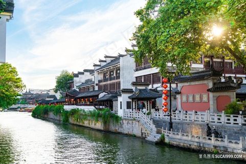 秦淮古建筑风光