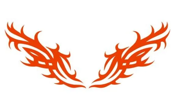 矢量火焰翅膀 矢量火焰翅膀