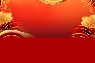 红色丝绸飘带背景