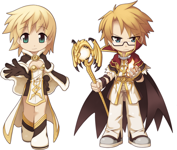 男孩法师人物卡通素材