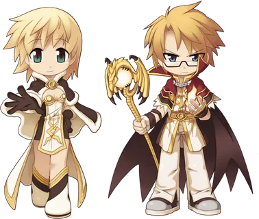 男孩法师人物卡通素材