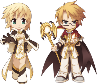 男孩法师人物卡通素材