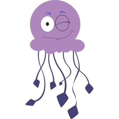 水母 PNG免抠(400x400)