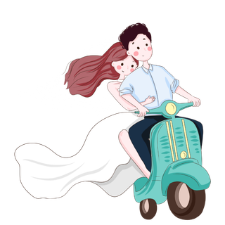 婚纱卡通人物婚礼白纱结婚婚纱摄影手绘