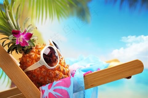 创意海滩度假图片