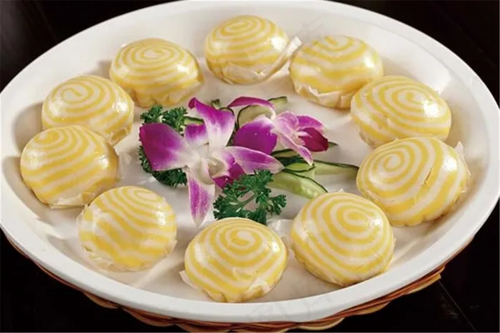 峰仔流沙包美食素材