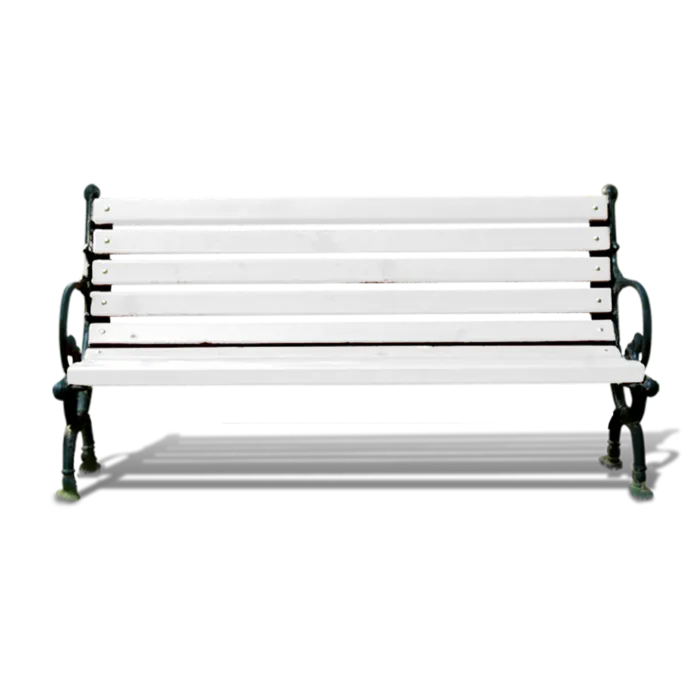 白色长椅公园长椅办公室椅子