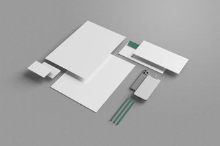 设计办公室品牌标志样机素材