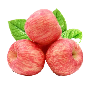 富士苹果 (3)水果超市商品白底图免抠实物摄影png格式图片透明底