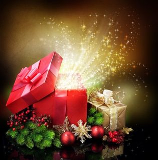 圣诞贺礼VI设计素材