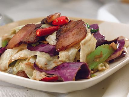 CXC02346客家腊肉炒什菜28元例