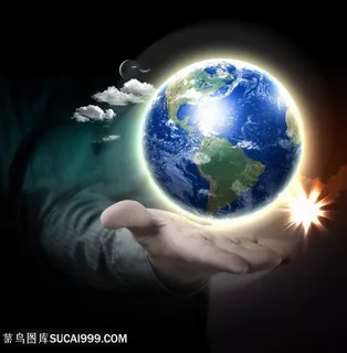 高清生态环保手捧地球创意图片 高清生态环保手捧地球创意图片
