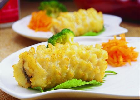 金牌蒜香鳝美食素材