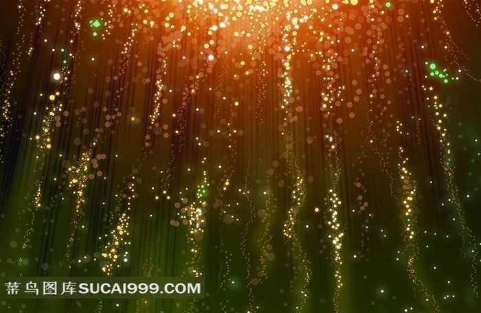 满天烟火新年春节喜庆素材