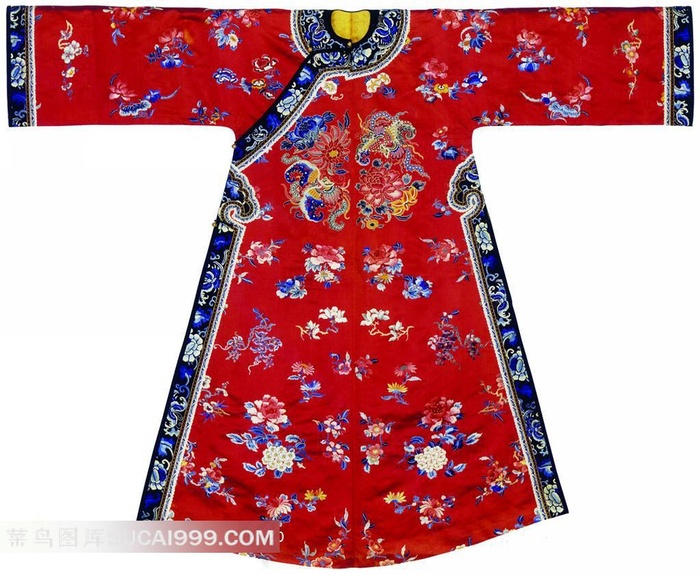 吉祥花纹图案清代服饰素材