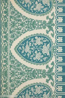 绿色花卉植物中式传统纹样集锦中国风图片