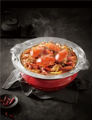 螃蟹火锅高清图片