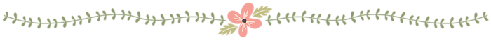 绿植花朵丝带