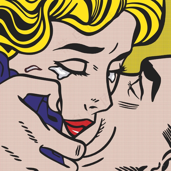 仟像版波普艺术大图情侣