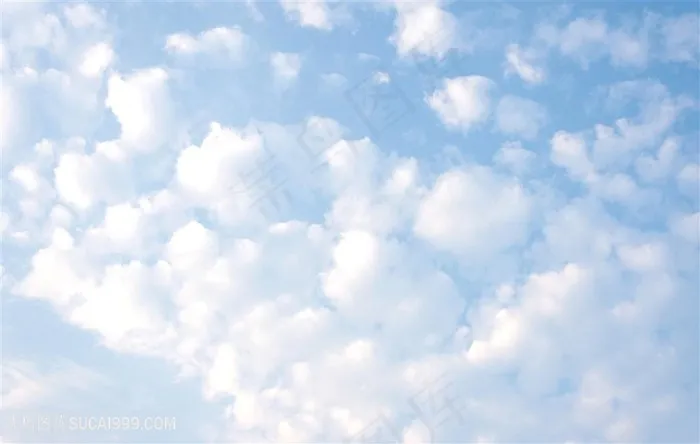 美丽蓝天白云景色高清