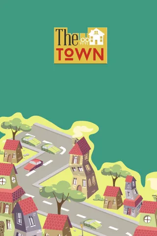 街道建筑矢量扁平插画