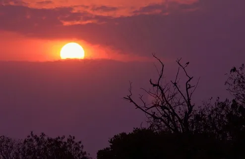天空夕阳西下图片 天空夕阳西下图片