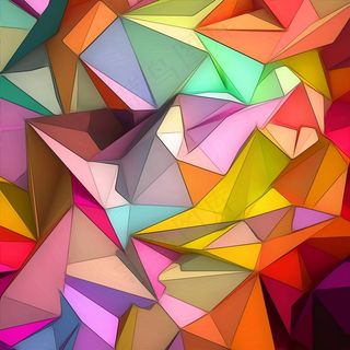 抽象几何多边形背景高清图片