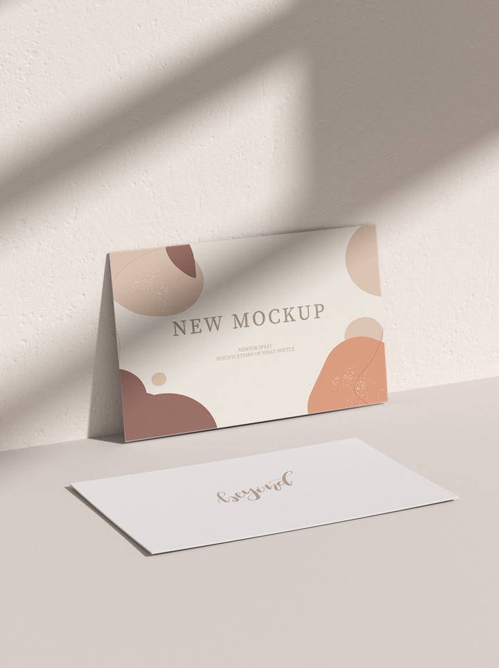 高端大气商务名片样机