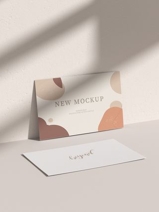 高端大气商务名片样机